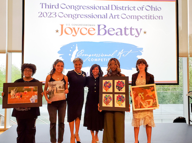 Winners with Joyce Beatty
